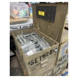 Military Trunk with100 3 Mag Pouches.