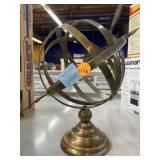 Aged Brass Armillary Sphere.