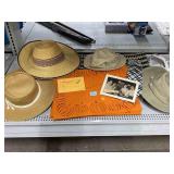Assorted Hats, Tie, Iron, and More.