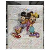 2 Mickey & Minnie Posters. Approx 28 x 22.