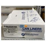 Box of New 55G Can Liners.