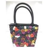 NWT PAH Coconut & Natural Shell Mosaic Purse w/