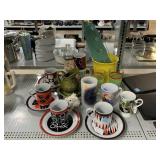 Godinger Game Set Dishes, Mini Pitcher Set, and