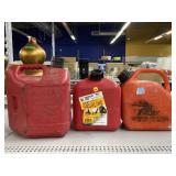 3 Gas Cans