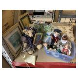 Porcelain Dolls, Pillows, Framed Photos & More