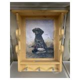 Handcrafted Display/Rack with Kaatz Tin Sign and