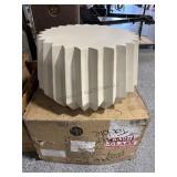 Modern Plaster Outdoor Stool - Hollow - some