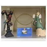Decorative Parrot Candle Holder, Seraphim Statue,