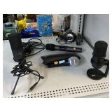 Assorted Microphones. Shure , JBL, and More.