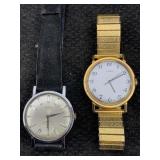 Vtg Gruen & Timex Wind-up Watches, Running