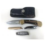 Buck 112 Folding Knife & Asstd Pocket Knives