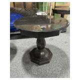 Signed William Switzer 3ft Black Marble Side
