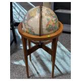 1979-1989 globe with stand, approx 37in tall