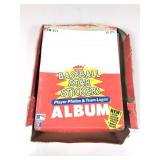 Fleer baseball sticker album box