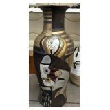 Kalifano Impressionist Picasso-Style Floor vase