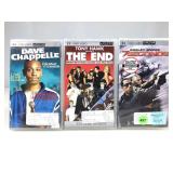 3 Sealed PSP UMD Movies