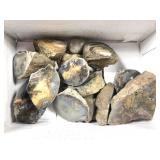 Split & Polished Geode Collection approx 2-3in