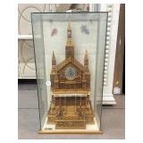 1978 hand-crafted wooden Gothic tower clock
