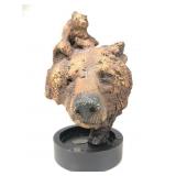 Rick Cain LE ï¿½Where Bearï¿½ Sculpture 12in H