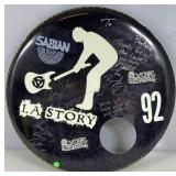 Band Signed LA Story 23in Drumhead.
