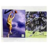 Autograped sports pictures lot
