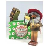 Steinbach German Wood Incense Smoker & Music Box.