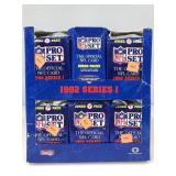 1992 pro set football jumbo box