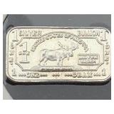1g - .999 Fine Silver Bar