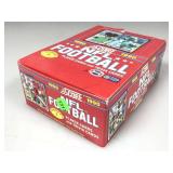 1990 score football wax box