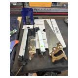 Craftsman table top parts w/hand saw and more