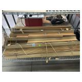 3 sets of Brown Blinds, approx 35x71in