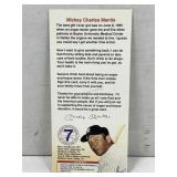 Vintage Mickey mantle cancer donor card