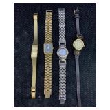 4 Ladies Quartz Watches Incl. Croton, Lucky Brand,