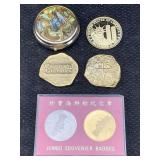 Us 9/11 Token W/cayman Islander Tokens & Jumbo