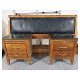 Bassett king size bedroom set w/nighstands,