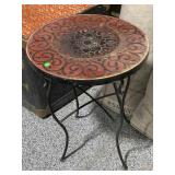 Patio side table, approx 18x24in