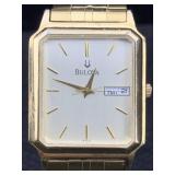 Bulova Mens Quartz Watch, Model 97c28 W/date,
