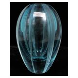 Waterford Evolution Aqua Haze 7in Crystal Vase
