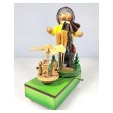 Steinbach German Wood Incense Smoker & Music Box.