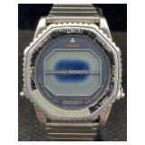 Vtg Seiko Chronograph Quartz Watch, A829-602a, Not