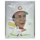 Frank Robinson cartoon caricature autographed