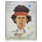 John mcenroe cartoon caricature