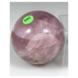 4in Rose Quartz Polished Sphere
