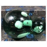 Green ï¿½Feather Crystalï¿½ Spheres