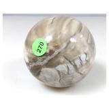 3.5in Petrified Wood Polished Sphere