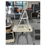Lifetime tv tray and 2ft stepladder