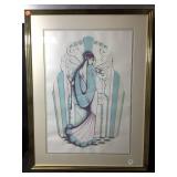 A limited addition, art deco style print or mixed