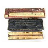 Antique & Vintage Cribbage Boards. John Gill