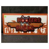 A rectangular custom altered novelty, sign,