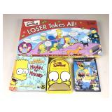 The Simpsons Party Game, DVDï¿½s Book & Hit & Run